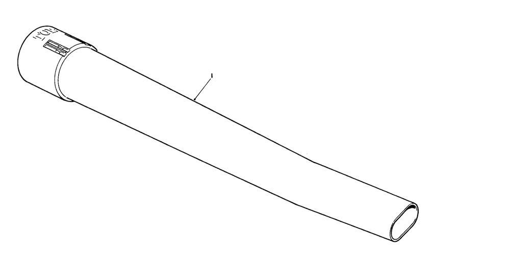 Blower Tube Diagram and Parts List for 51790 0000001 - 0999999 Toro Leaf Blower / Vacuum