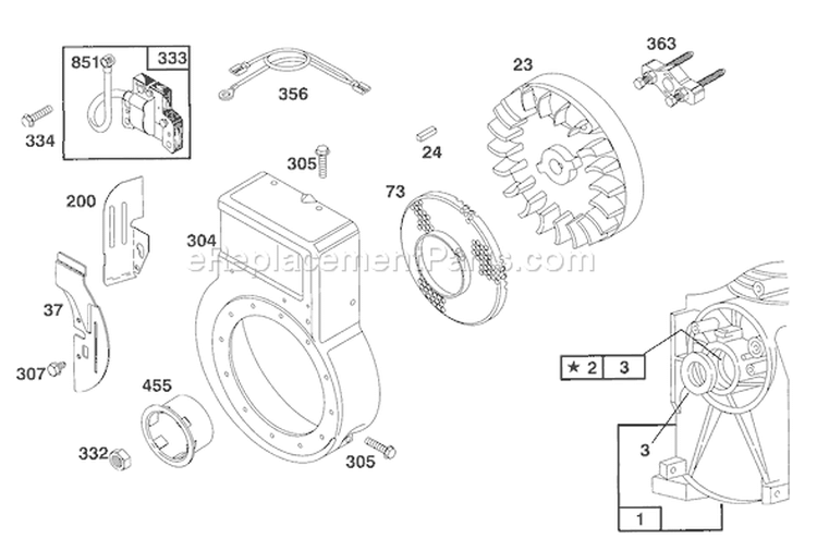 Page K Diagram and Parts List for 62923 4900001-4999999 - 1994 Toro Leaf Blower / Vacuum