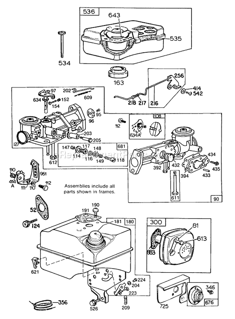 Page G Diagram and Parts List for 62923 5000001-5999999 - 1985 Toro Leaf Blower / Vacuum