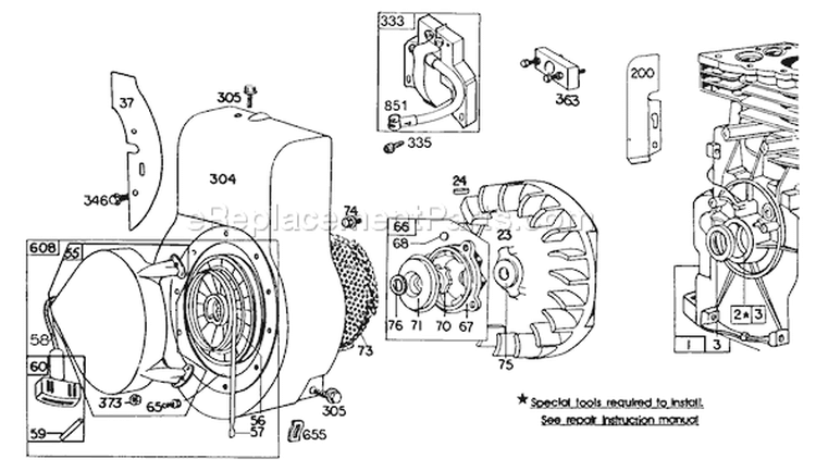 Page G Diagram and Parts List for 62923 7000001-7999999 - 1987 Toro Leaf Blower / Vacuum