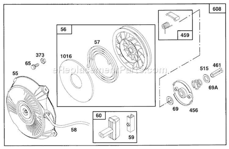 Page I Diagram and Parts List for 62924 5900001-5999999 - 1995 Toro Leaf Blower / Vacuum
