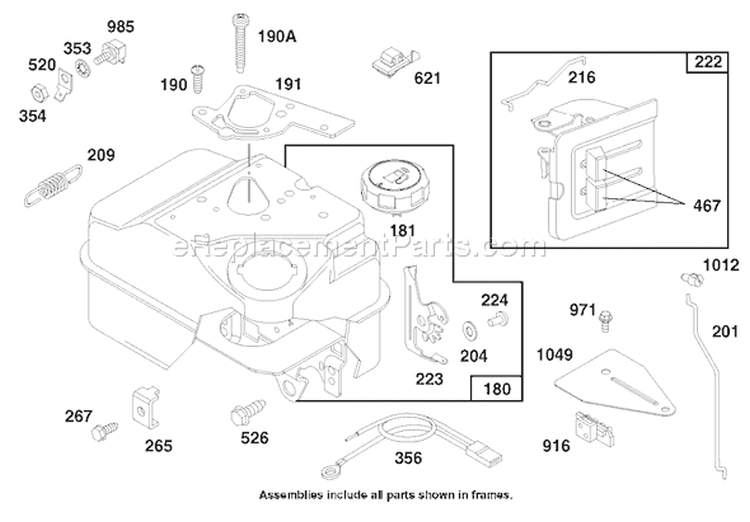 Page G Diagram and Parts List for 62924 9900001-9999999 - 1999 Toro Leaf Blower / Vacuum