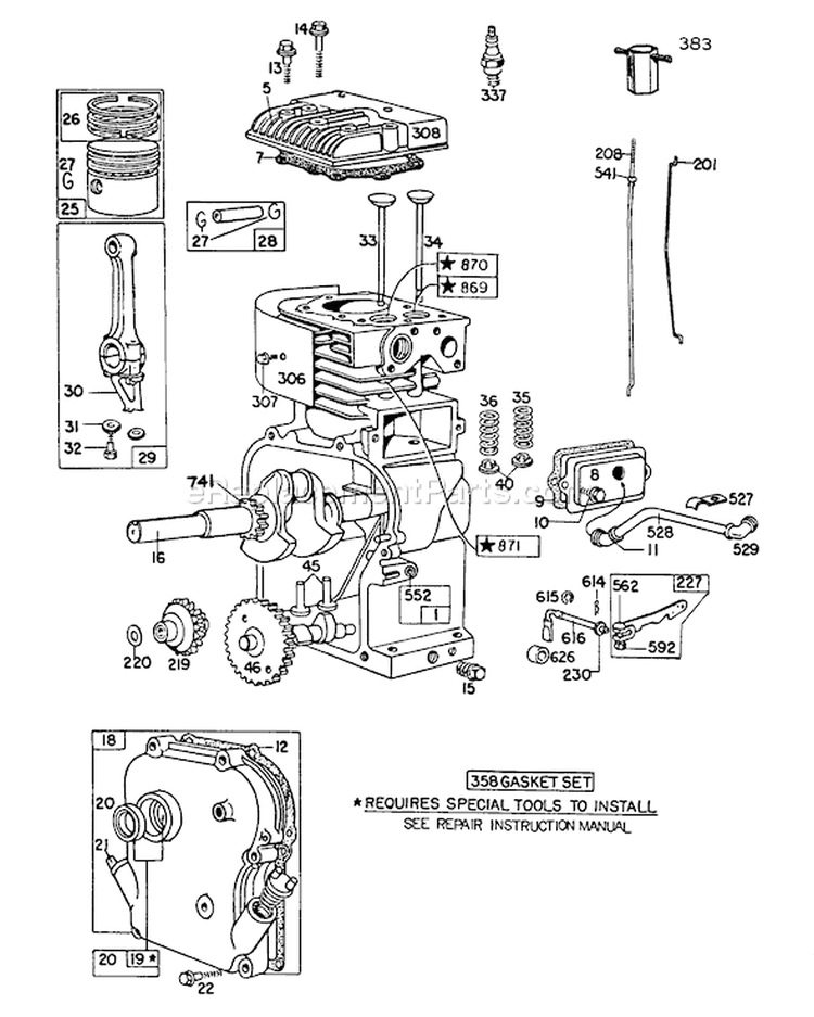 Page E Diagram and Parts List for 62933 6000001-6999999 - 1986 Toro Leaf Blower / Vacuum