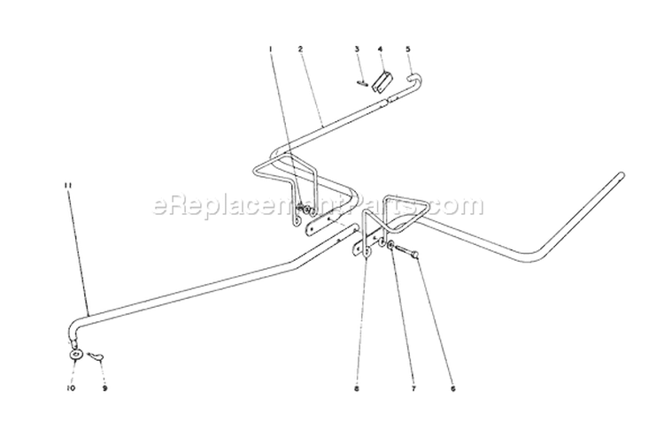 Hitch Kit Diagram and Parts List for 62933 9000001-9999999 - 1979 Toro Leaf Blower / Vacuum