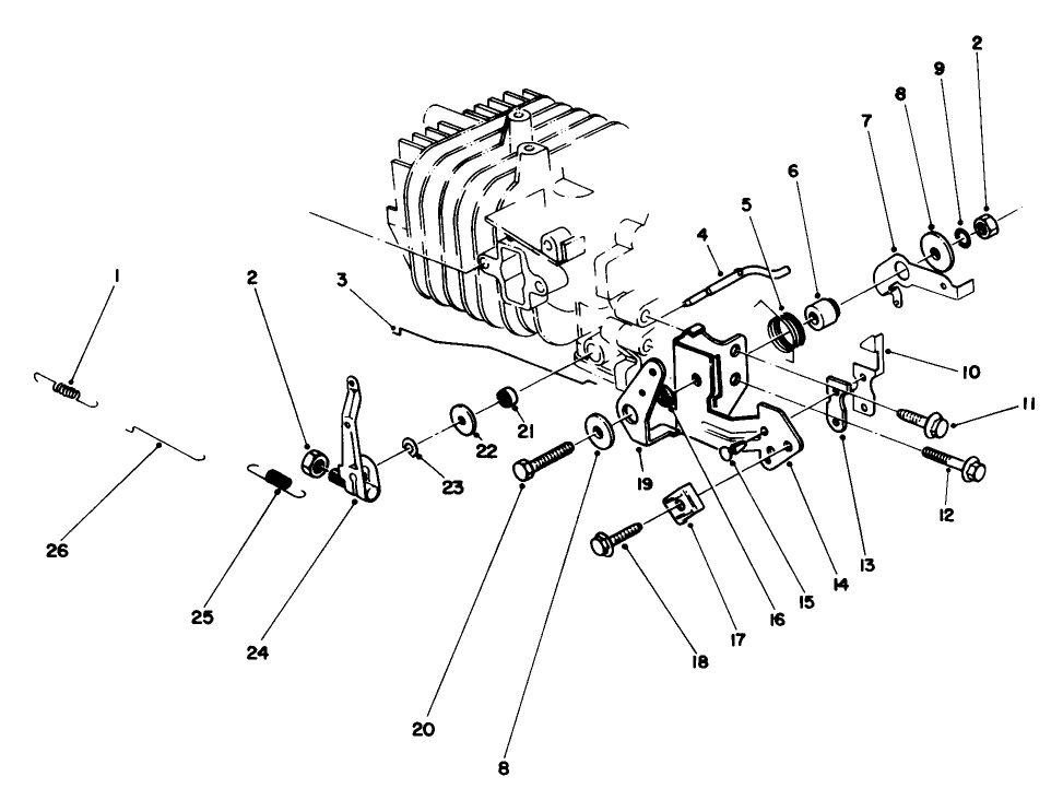 Engine Assembly Model No. 47ph7 (Continued) Diagram and Parts List for 22035 8000001 - 8002989 Toro Lawn Mower
