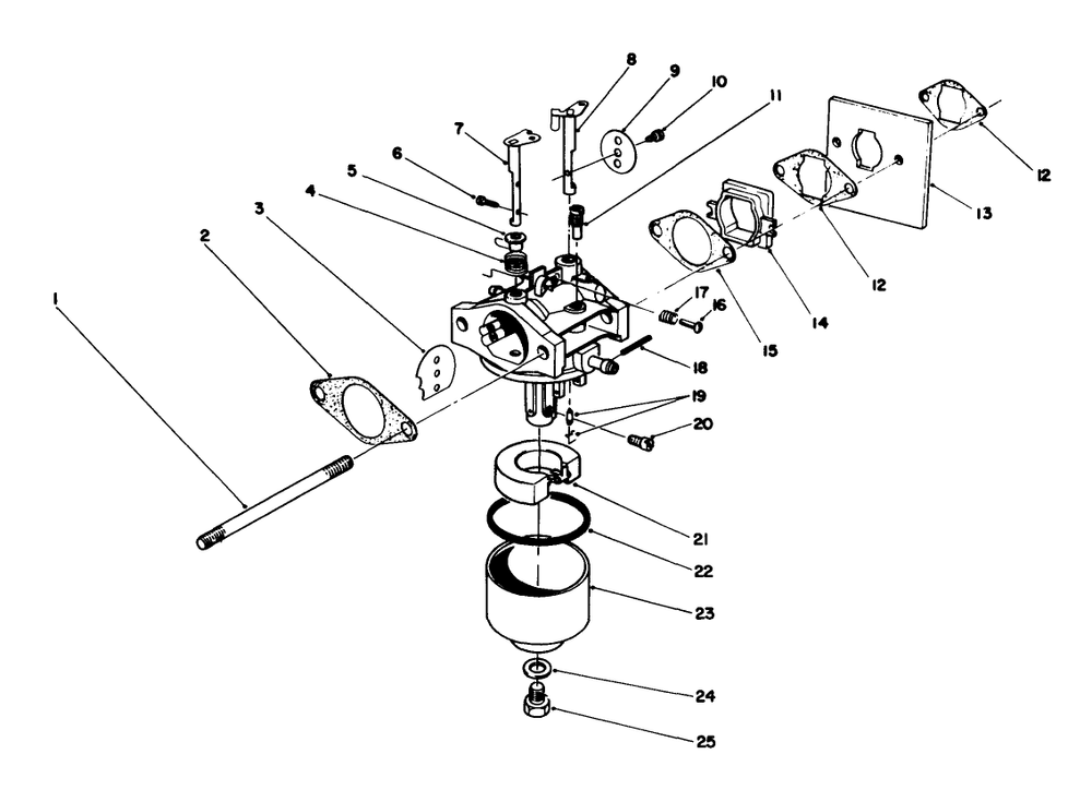 Engine Assembly Model No. 47pj8 (Continued) Diagram and Parts List for 22710C 9900001 - 9999999 Toro Lawn Mower