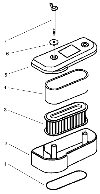 Air Filter Kawasaki Model Fb460v Type Ks08 Diagram and Parts List for 30167 990001 - 999999 Toro Lawn Tractor Accessories