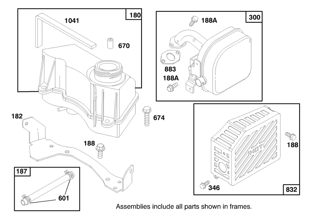 Engine Gts-150 Diagram and Parts List for 26636 7900001 - 7999999 Toro Lawn Mower