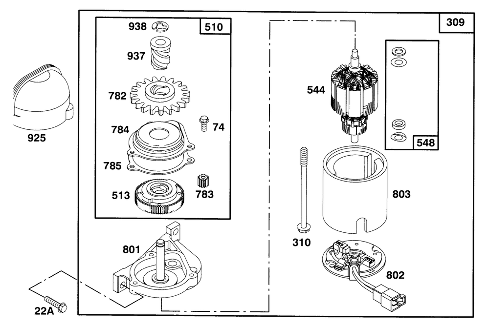 Engine Gts 150 Diagram and Parts List for 20820BC 5900001 - 5999999 Toro Lawn Mower