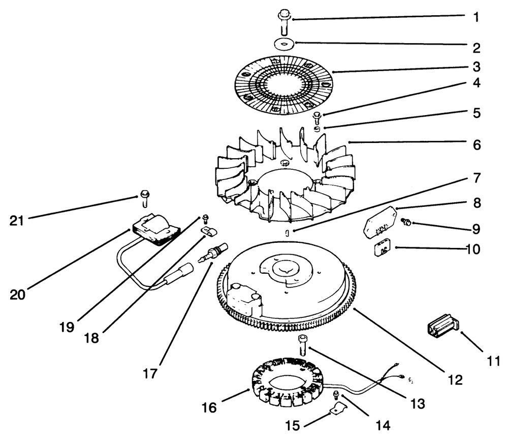 Ignition/Electrical-Engine Kohler Model No. Cv14 S-1429 Diagram and Parts List for 30185 39000001 - 39999999 Toro Lawn Tractor Accessories