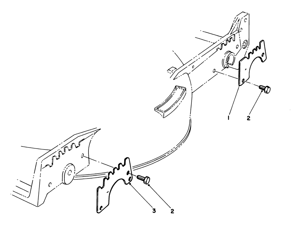 Wear Plate Kit No. 49-4080 (Optional) Diagram and Parts List for 20747C 8000001 - 8999999 Toro Lawn Mower