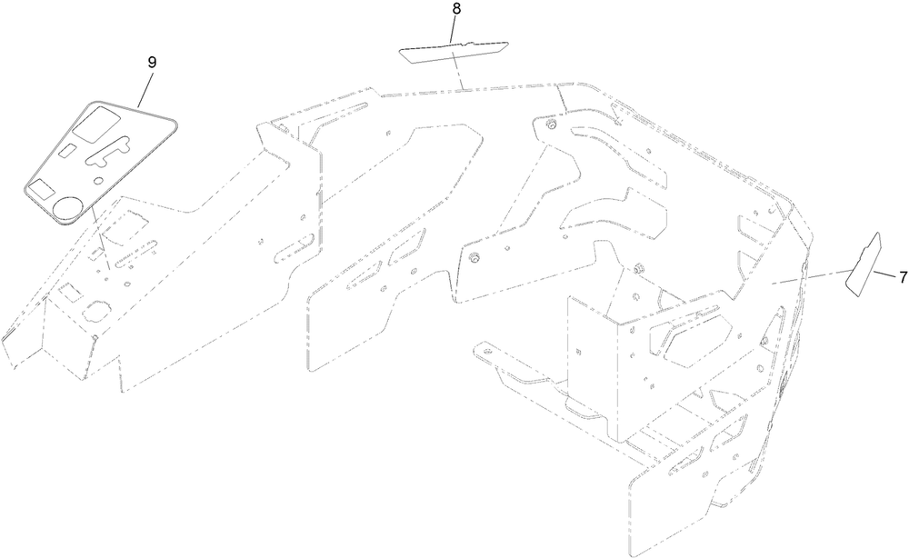 Decal Assembly Diagram and Parts List for 74020 400000000-999999999 Toro Lawn Tractor