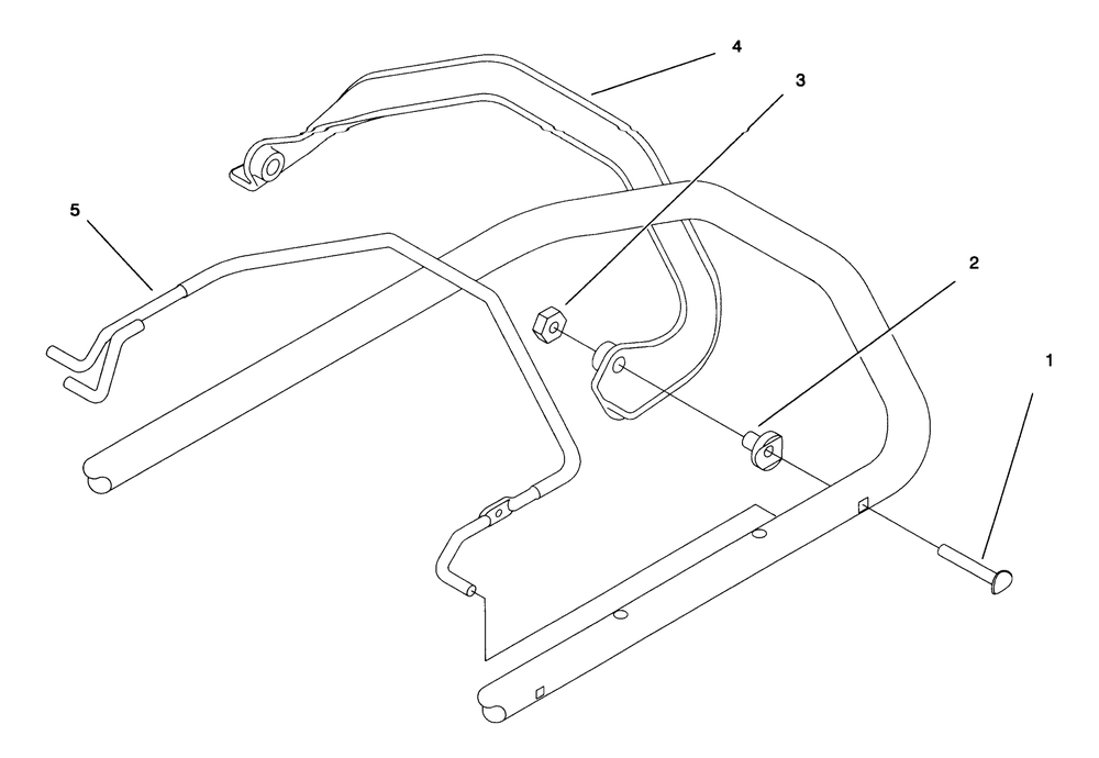 Control Assembly Diagram and Parts List for 20929B 69000001 - 69999999 Toro Lawn Mower