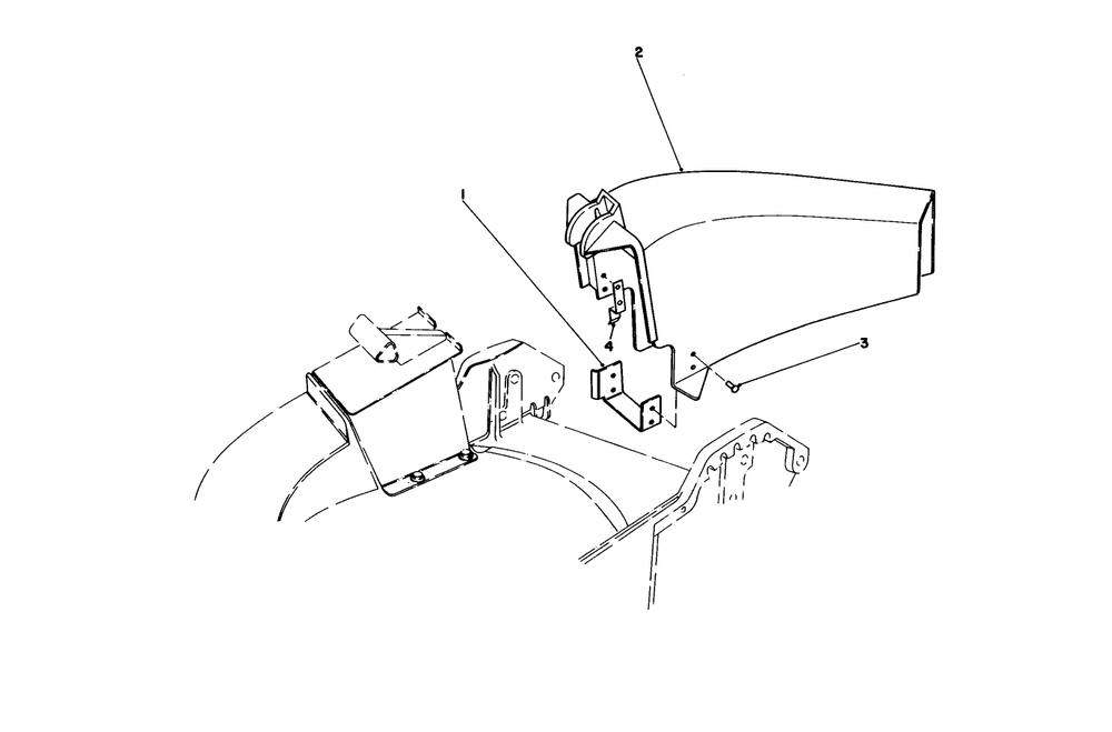 Side Discharge Kit No. 59107 Diagram and Parts List for 20780C 7000001 - 7999999 Toro Lawn Mower