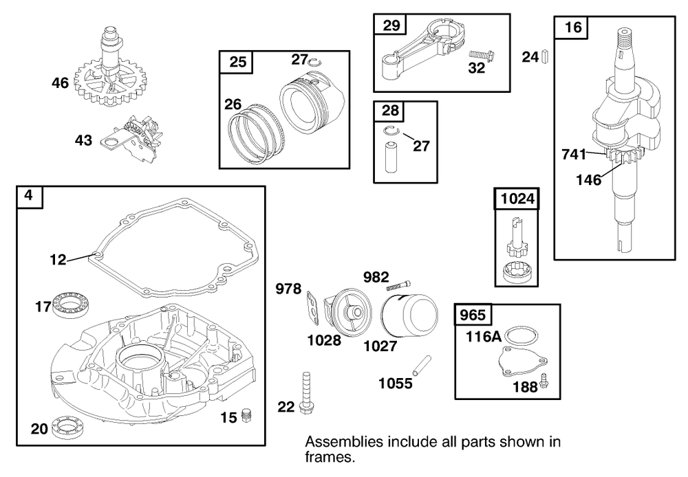 Engine Gts-200 Diagram and Parts List for 22160 8900001 - 8999999 Toro Lawn Mower