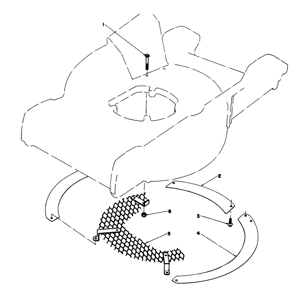 Leaf Shredder Kit No. 59100 (Optional) Diagram and Parts List for 20758 1000001 - 1999999 Toro Lawn Mower