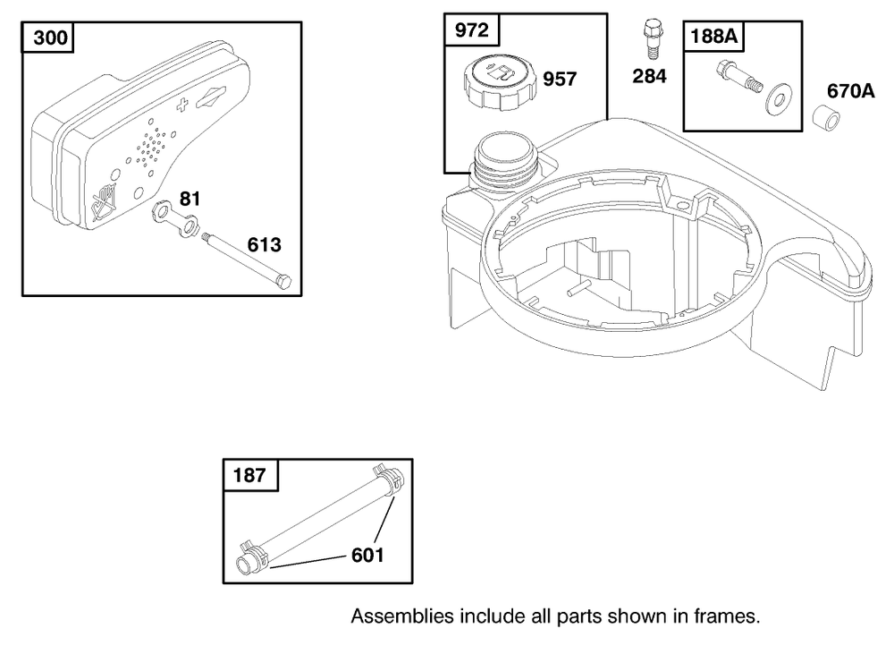 Engine Briggs & Stratton Model 12u802-1739-E1 Diagram and Parts List for 20713 8900001 - 8999999 Toro Lawn Mower