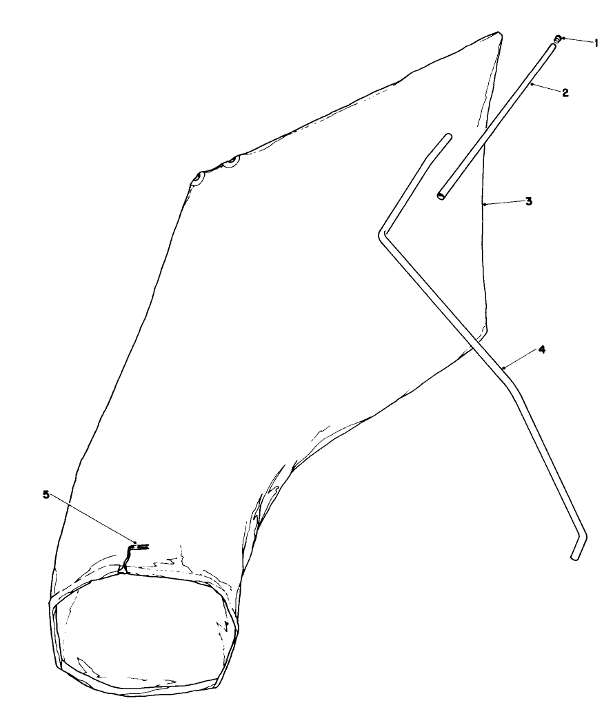 Giant Bagging Kit No. 29-9750 (Optional) Diagram and Parts List for 16310 2000001 - 2999999 Toro Lawn Mower