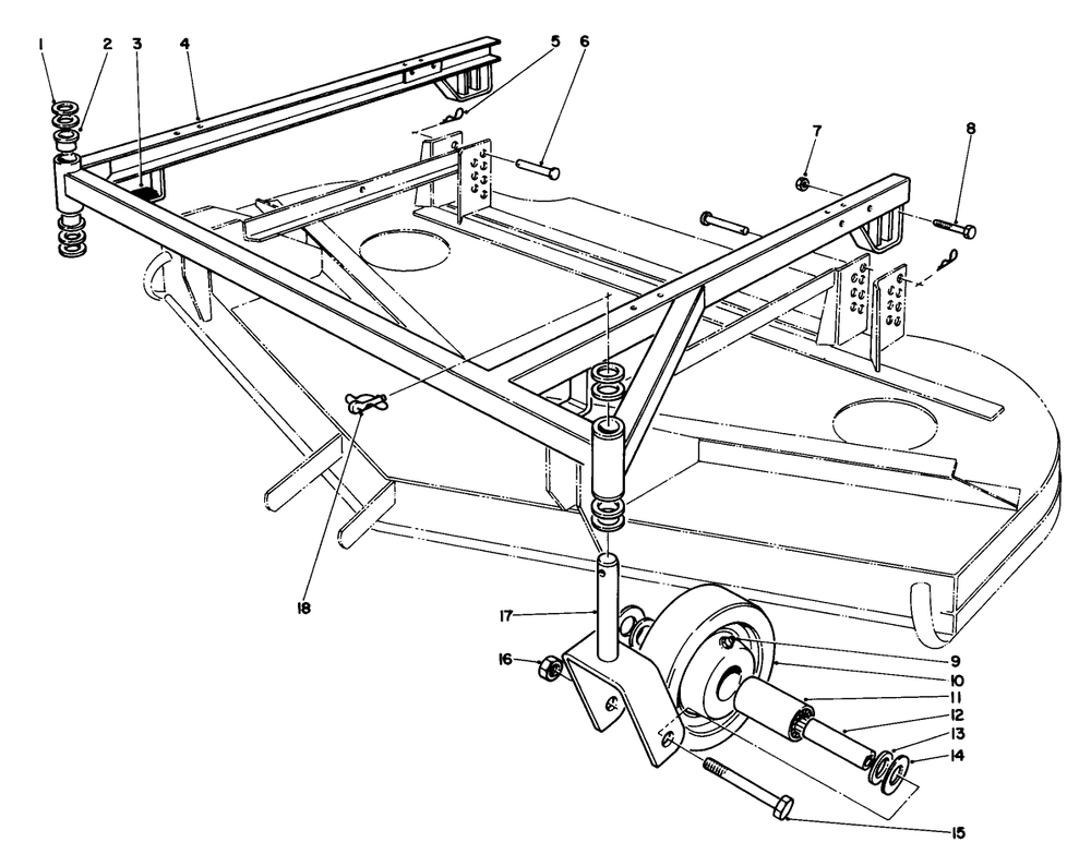 Cutting Unit Model No. 30768 (Continued) Diagram and Parts List for 30754 7000001 - 7999999 Toro Lawn Tractor