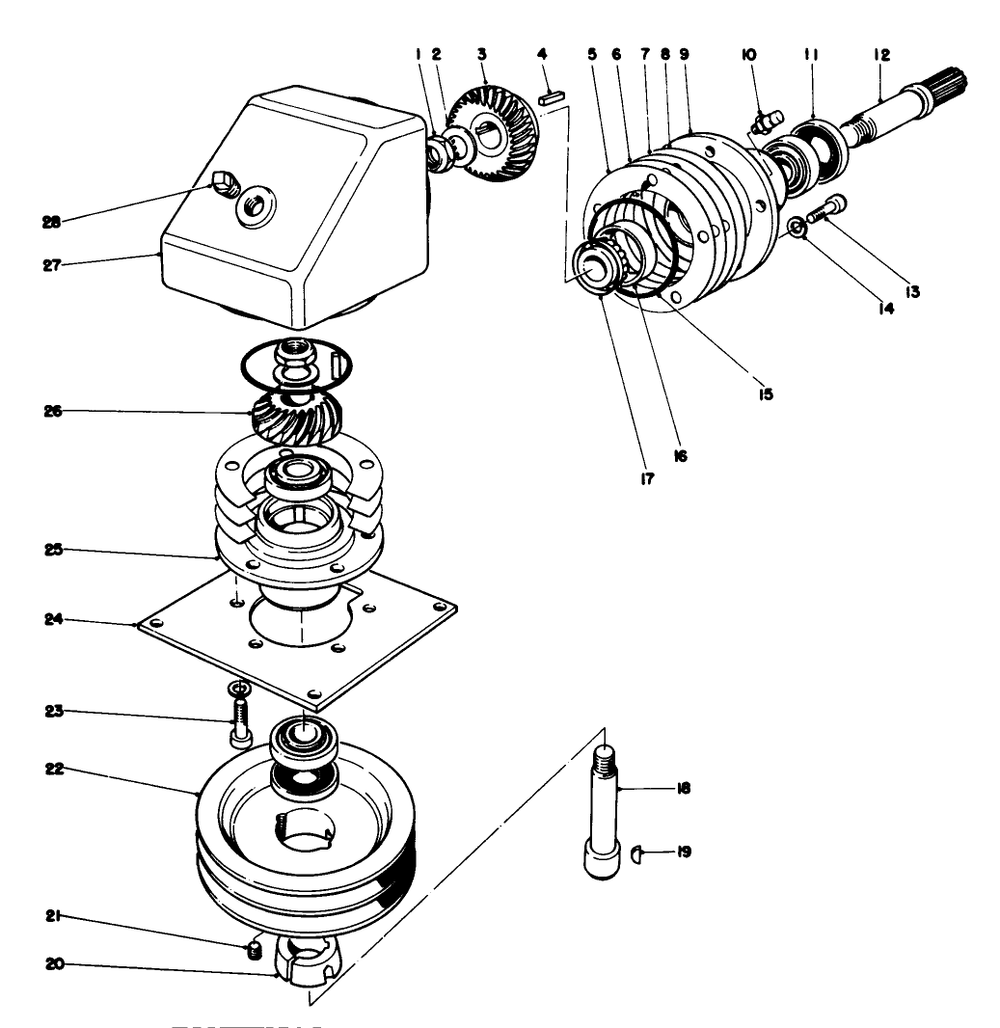 Cutting Unit Model 30721 & 30710 Diagram and Parts List for 30721 400001 - 499999 Toro Lawn Mower