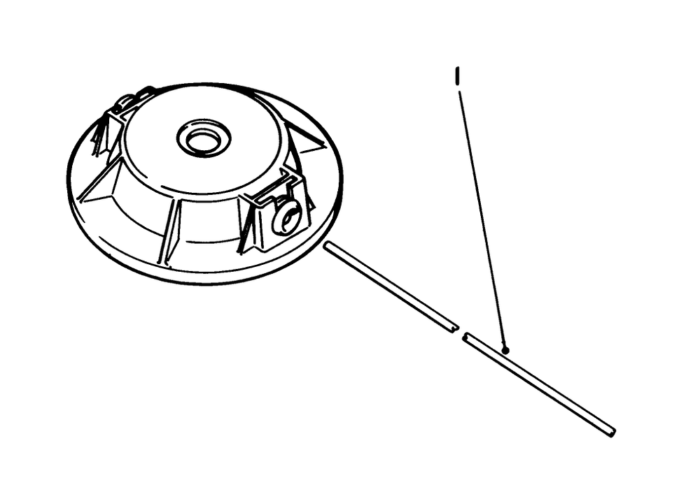 Fixed Line Head No. 51-2760 (Optional) Diagram and Parts List for 51645 5000001 - 5999999 Toro Trimmer