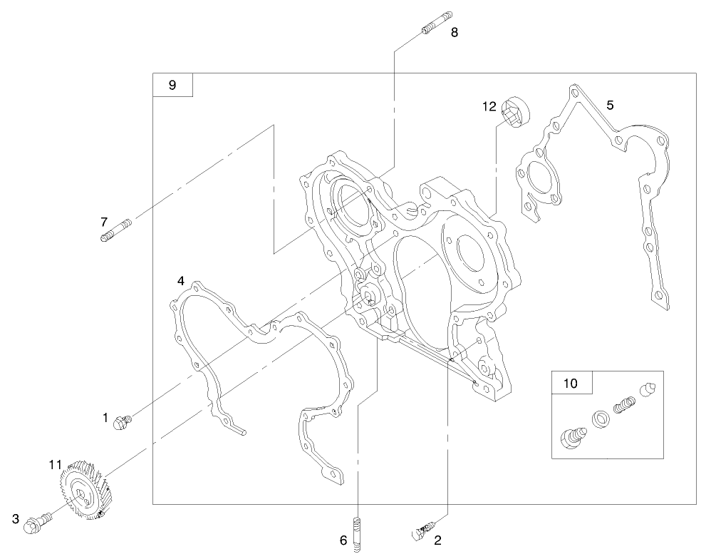 Engine Assembly (Serial No. 99000001 & Up)(Model 73552) Engine Assembly (Serial No. 99001001 & Up)(Model 73590) Diagram and Parts List for 73552 9900001 - 9999999 Toro Lawn Tractor