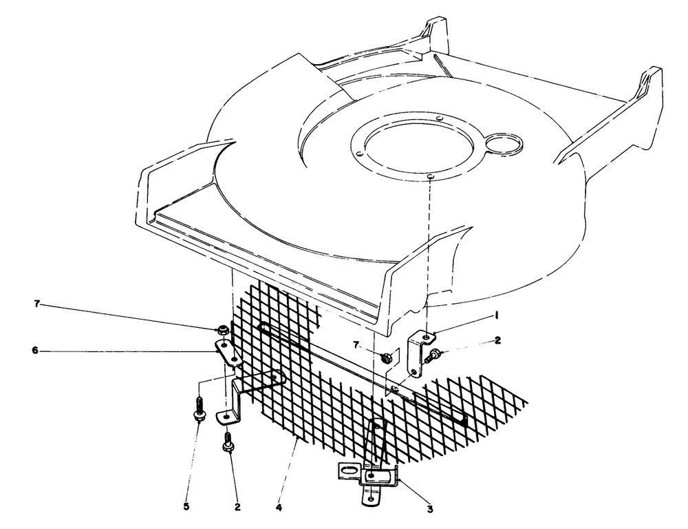 Leaf Shredder Kit Model No. 59105 (Optional) Diagram and Parts List for 20715 2000001 - 2999999 Toro Lawn Mower