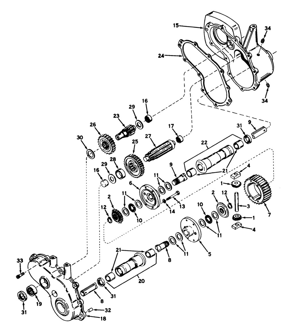 Transaxle (Peerless) Model No. 1302 Assembly Diagram and Parts List for 55256 1000001 - 1999999 Toro Lawn Tractor
