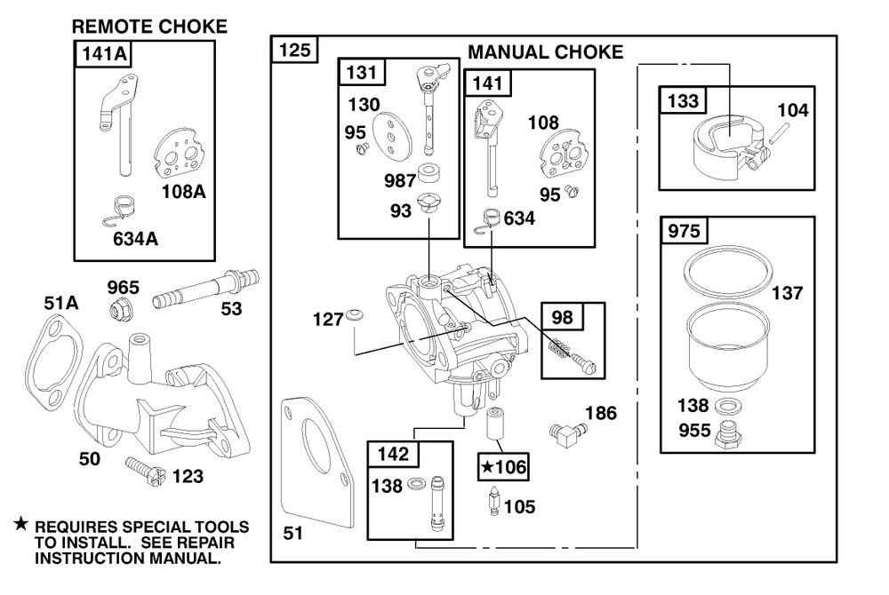 Engine Briggs & Stratton Model 195707-0421-E1 Diagram and Parts List for 70060 89000001 - 89999999 Toro Lawn Tractor
