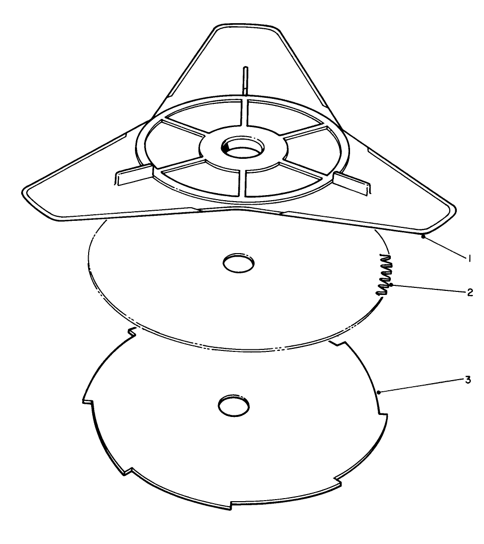 Flex, Weed Blade And Brush Blade (Optional) Diagram and Parts List for 51616 3000001 - 3999999 Toro Trimmer