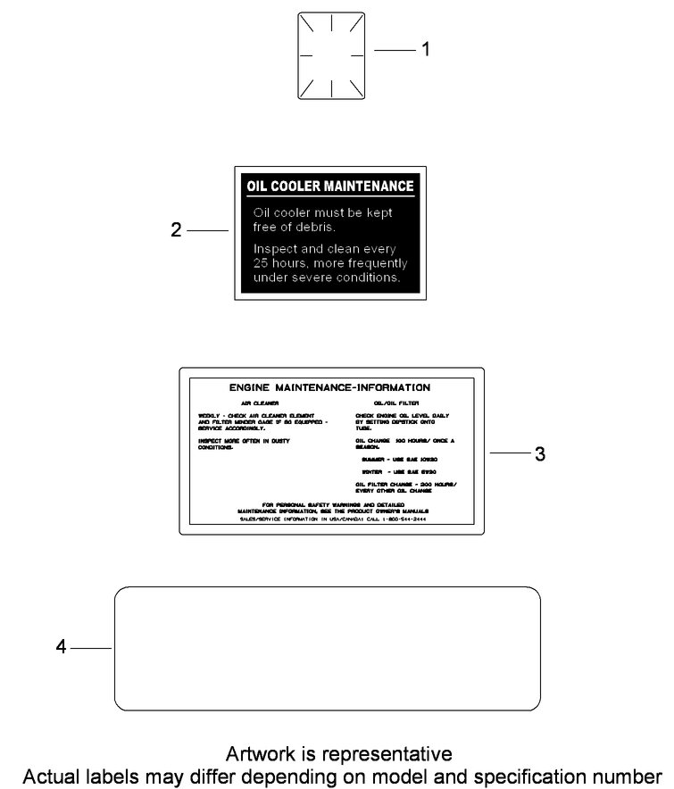 Decals Diagram and Parts List for 74923TE (290000001-290999999)(2009) Toro Lawn Mower