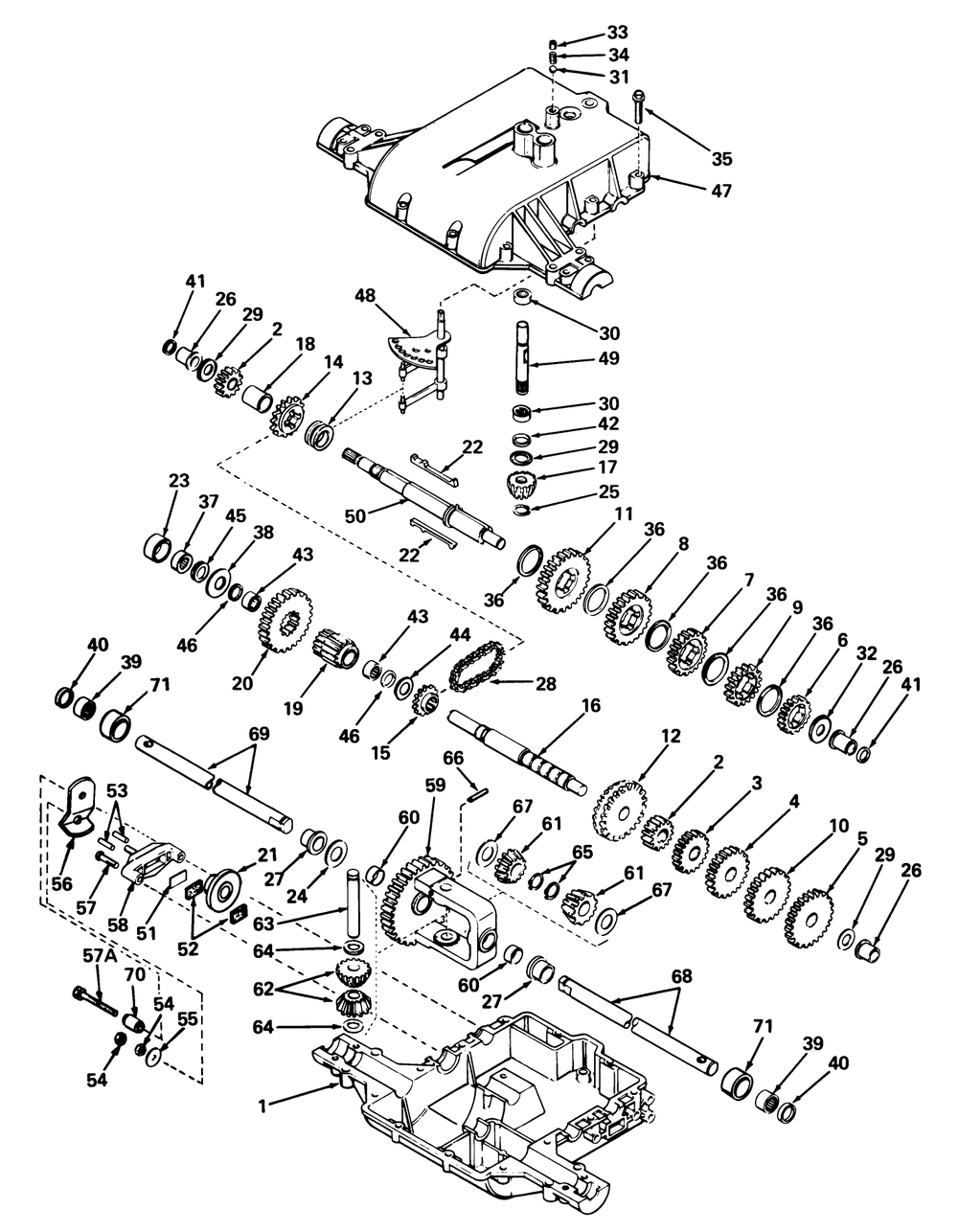 Peerless Transaxle Model 804a Diagram and Parts List for 57375 9000001 - 9999999 Toro Lawn Tractor