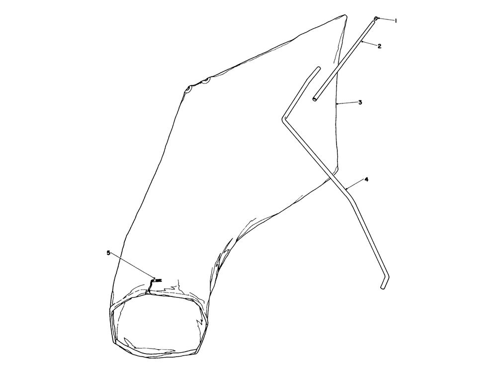 Giant Bagging Kit No. 29-9750 (Optional) Diagram and Parts List for 16165 1000001 - 1999999 Toro Lawn Mower