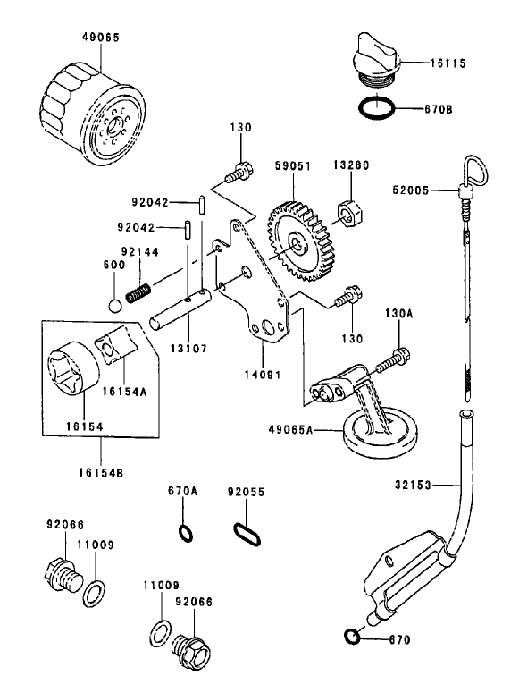 Lubrication Equipment Assembly Diagram and Parts List for 74214 (230000001-230006000)(2003) Toro Lawn Mower