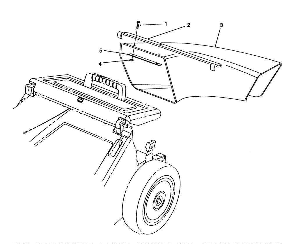 Side Discharge Chute Model No. 59112 (Optional) Diagram and Parts List for 26624 0000001 - 0001101 Toro Lawn Mower