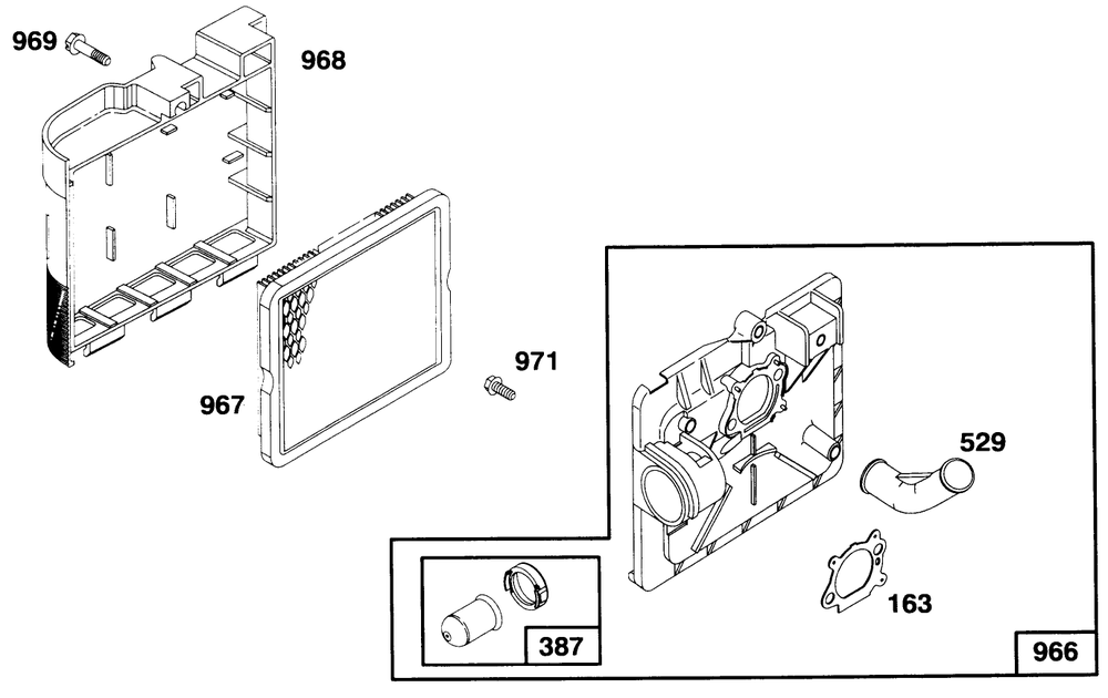 Engine Briggs & Stratton Model 127702-0131-01 Diagram and Parts List for 20903BC 4900001 - 4999999 Toro Lawn Mower