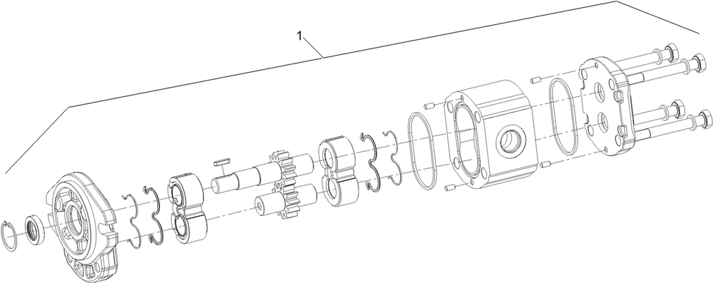 Hydraulic Pump Assembly No. 139-7665 Diagram and Parts List for 22218 407600000 - 411799999 Toro Lawn Tractor Accessories