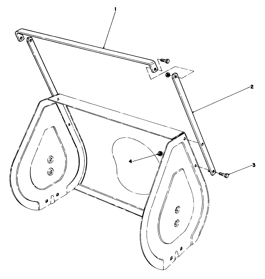 Drift Breaker Kit No. 37-7020 (Optional) Diagram and Parts List for 38052 8000001 - 8999999 Toro Snow Blower