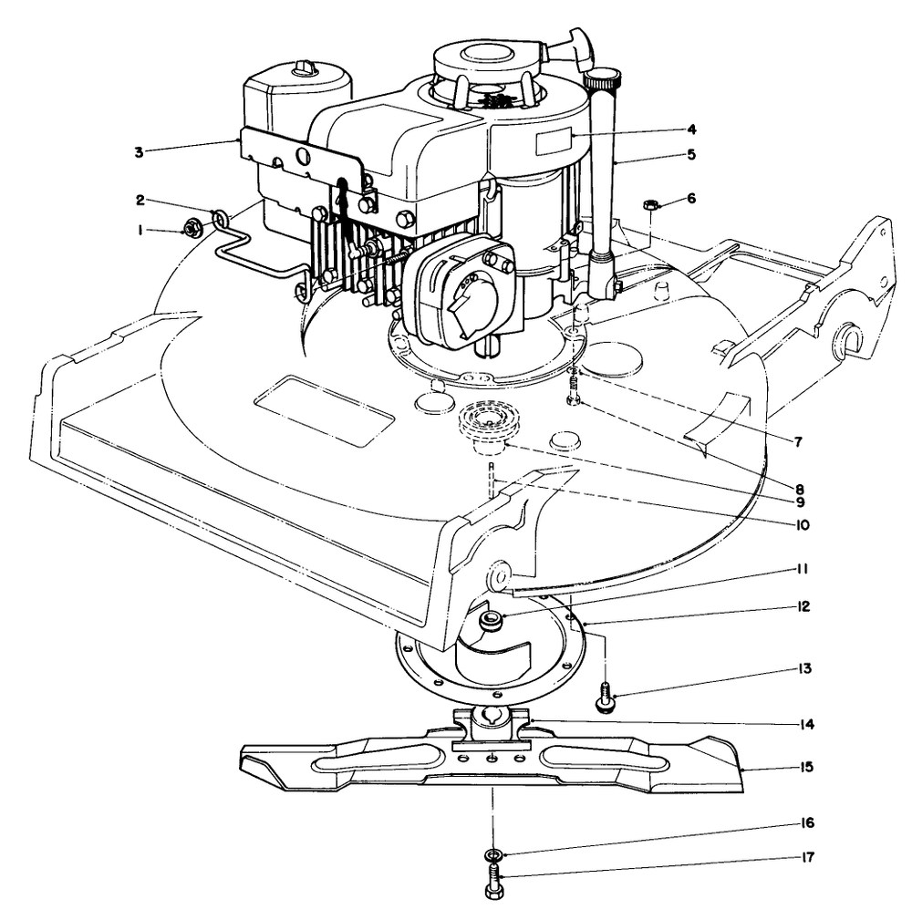 Engine Assembly (Models 22015 & 22020) Diagram and Parts List for 22020 3000001 - 3999999 Toro Lawn Mower