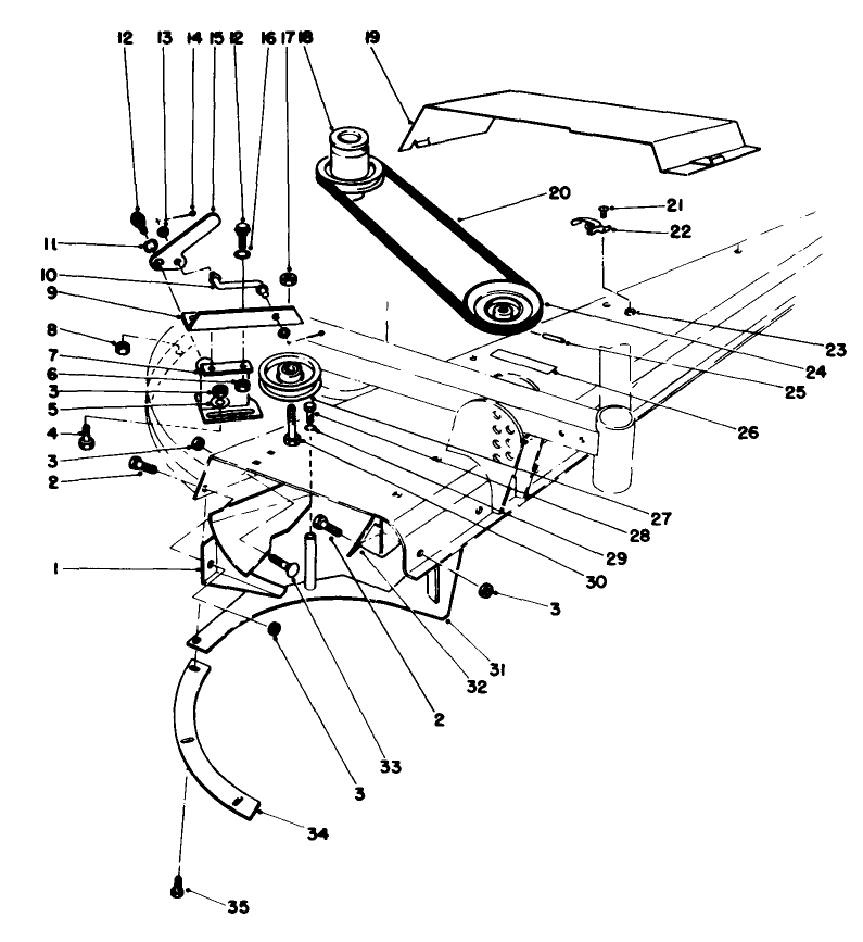 Grass Collection System Model No. 30576 (Optional) (Continued) Diagram and Parts List for 30718 2000001 - 2999999 Toro Lawn Tractor