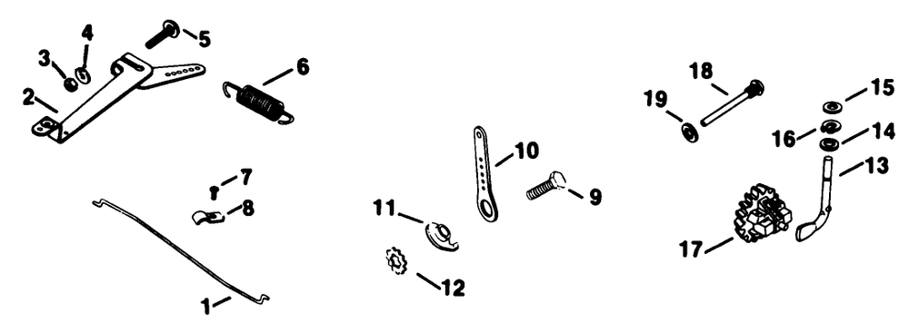 Governor-Engine Kohler Model No. Kt17qs Type No. 24324 Diagram and Parts List for 30754 60402 - 69999 Toro Lawn Tractor