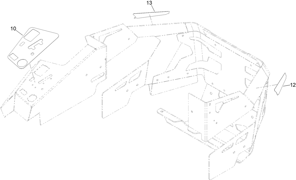 Decal Assembly Diagram and Parts List for 74024 416443235 - 417399999 Toro Lawn Tractor