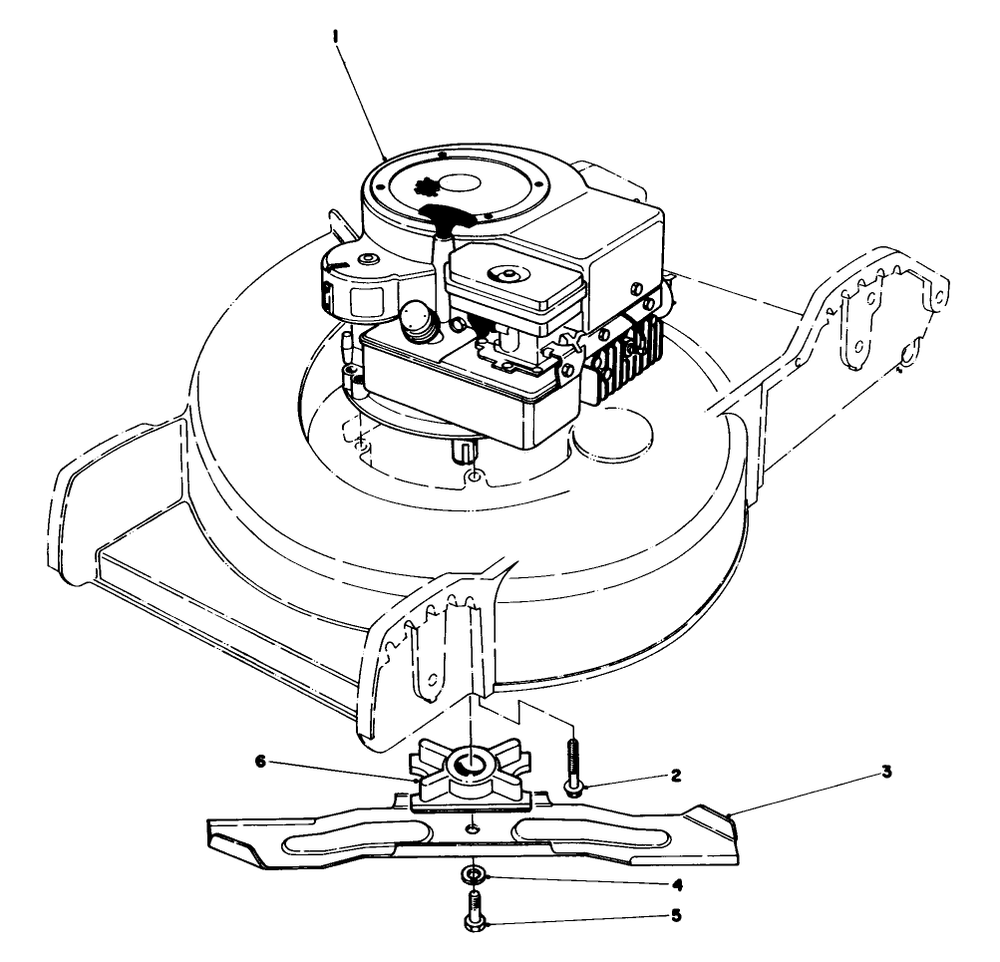 Engine Assembly Diagram and Parts List for 20743C 5000001 - 5999999 Toro Lawn Mower