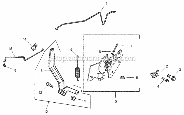 Engine Controls Assembly Kohler Cv493s-27529 Diagram and Parts List for 74199 230000001-230999999 Toro Lawn Mower