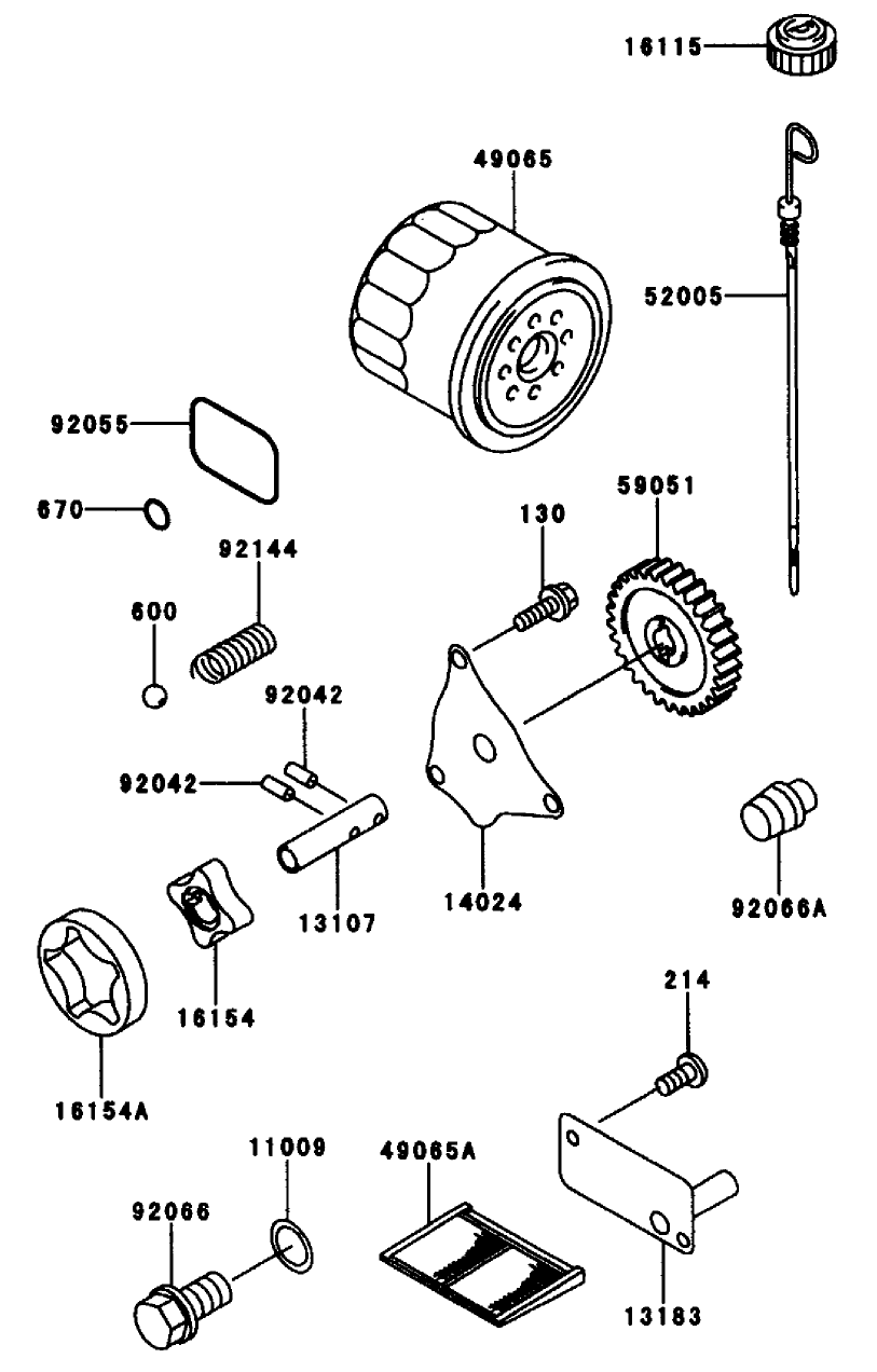 Lubricationequipment Diagram and Parts List for 74212 (990001-991000)(1999) Toro Lawn Mower