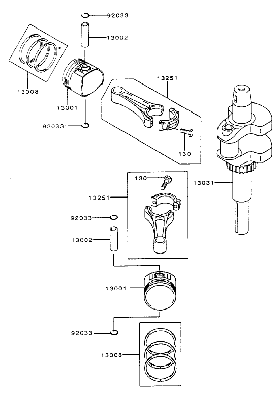 Stand Assembly Diagram and Parts List for 74228 (210000001-210999999)(2001) Toro Lawn Mower