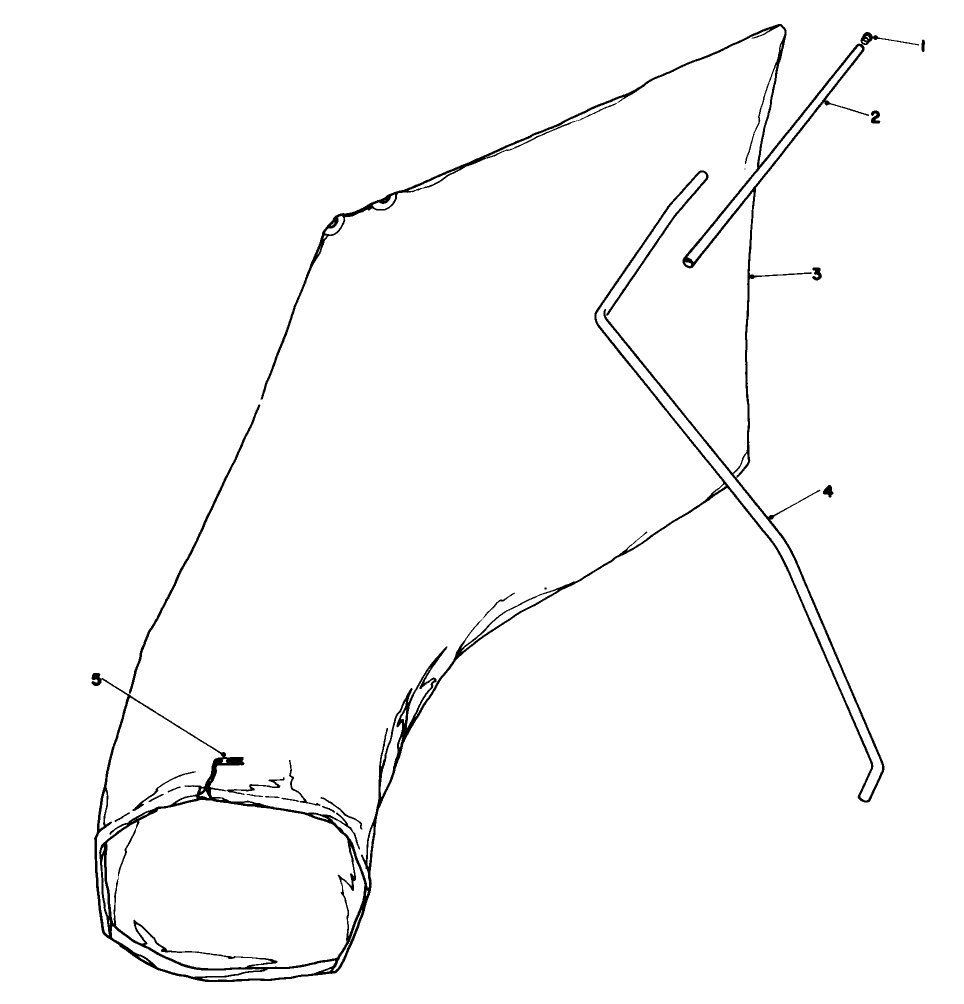 Giant Bagging Kit No. 29-9750 (Optional) Diagram and Parts List for 16212C 8000001 - 8999999 Toro Lawn Mower