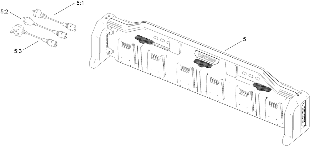 Battery Charger Kit Assembly Diagram and Parts List for 75642 400000000 - 416299999 Toro Lawn Tractor