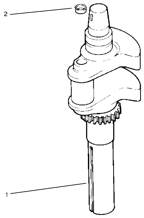 Crankshaft Diagram and Parts List for 72110 7900001 - 7999999 Toro Lawn Tractor