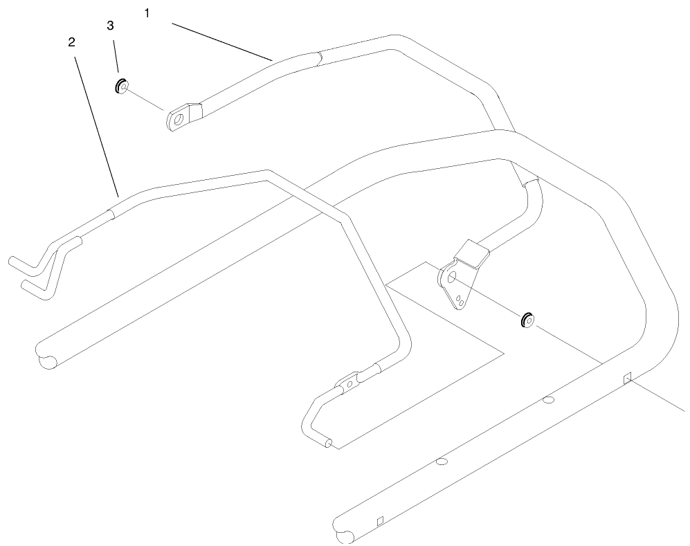 Control Assembly Diagram and Parts List for 21013 8900001 - 8999999 Toro Lawn Mower